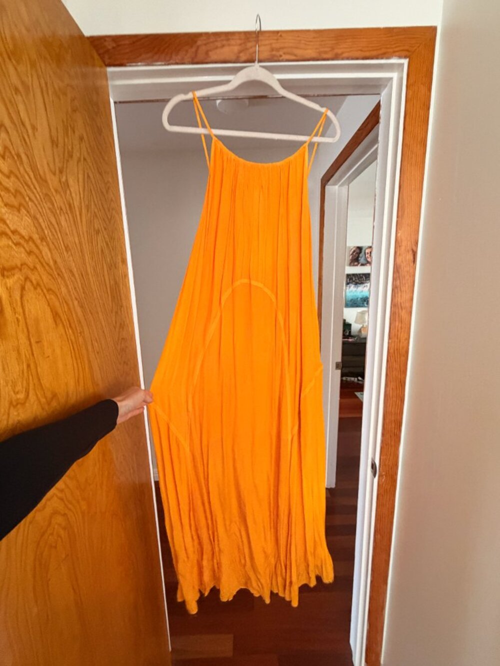 Vibrant Orange Allsaints Maxi Dress NWT - Size 6